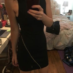 High neck bodycon dress